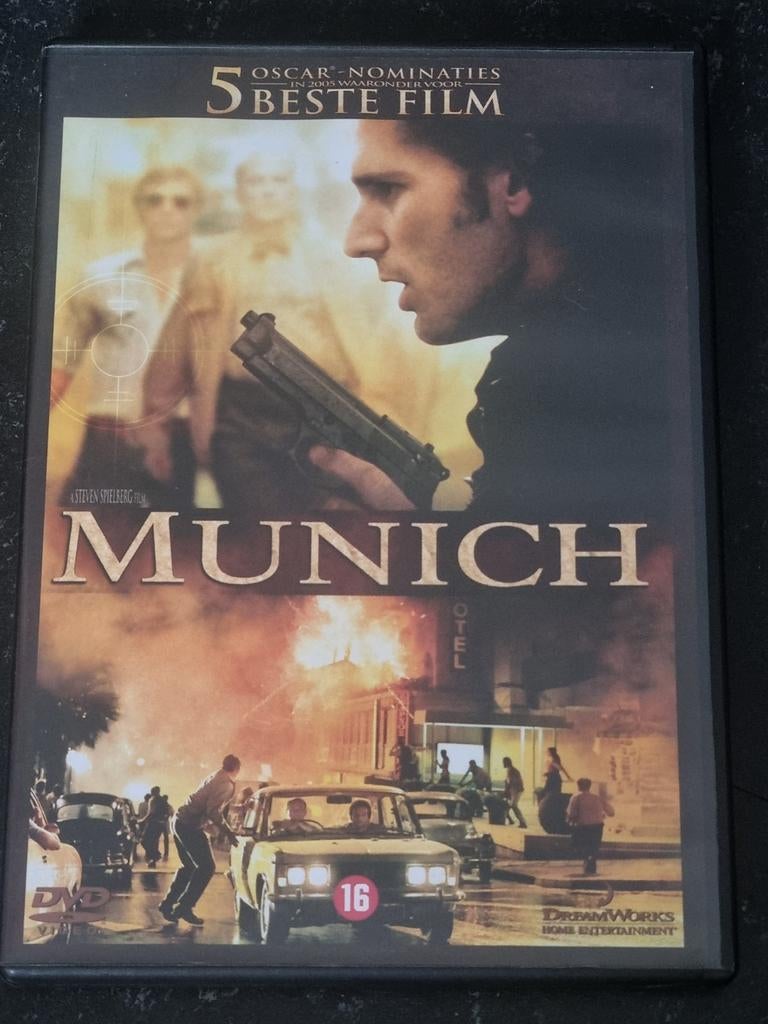 Munich DVD - Steven Spielberg Film, Cd's en Dvd's, Vanaf 16 jaar, Ophalen of Verzenden, Zo goed als nieuw, Actiethriller