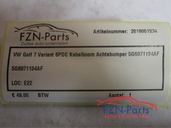 PDC kabelboom Volkswagen Golf (22737118), Auto-onderdelen, Ophalen of Verzenden, Gebruikt