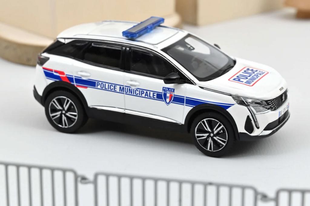 Peugeot 3008 2023 Police Municipale 1:43 NOREV Ref. 473948