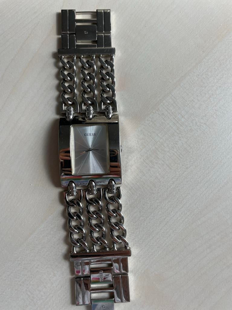 Guess horloge - als nieuw, Ophalen of Verzenden, Zo goed als nieuw, Staal, Polshorloge