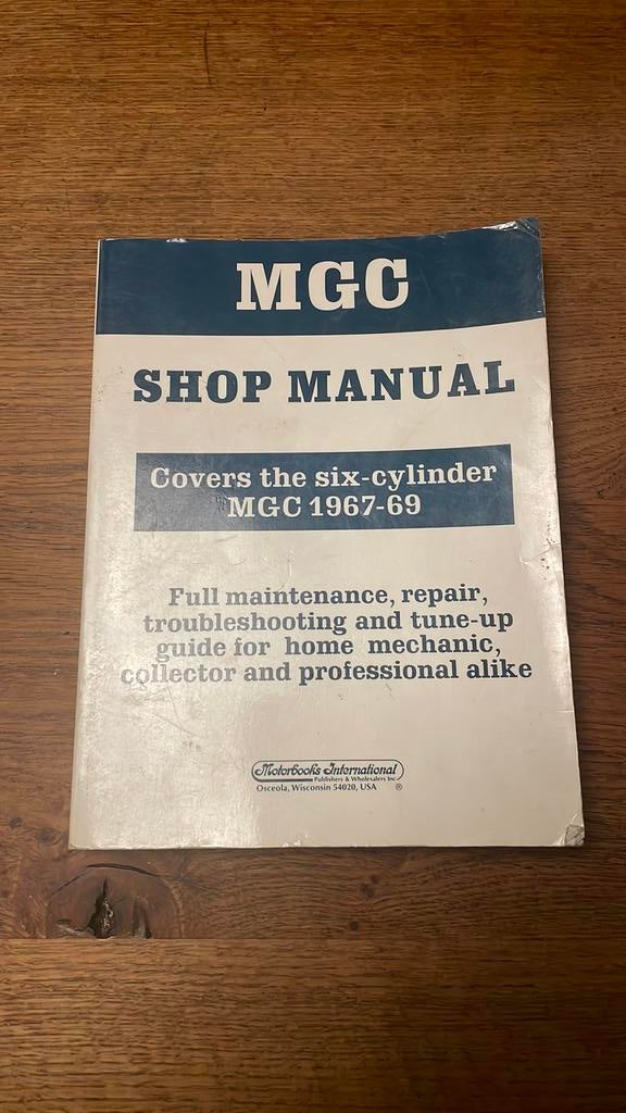 MGC shop manual 1967-69, Motoren, Ophalen of Verzenden, Overige merken