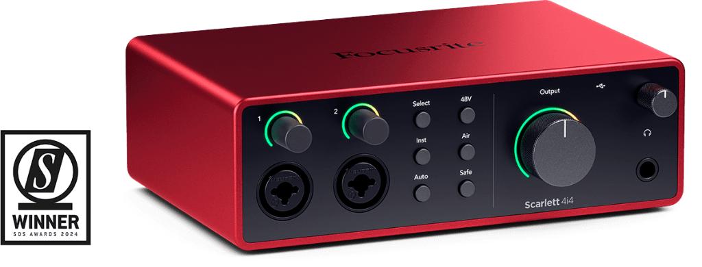 Focusrite Scarlett 4i4 4th gen audio interface, Extern, ., Nieuw, Ophalen of Verzenden