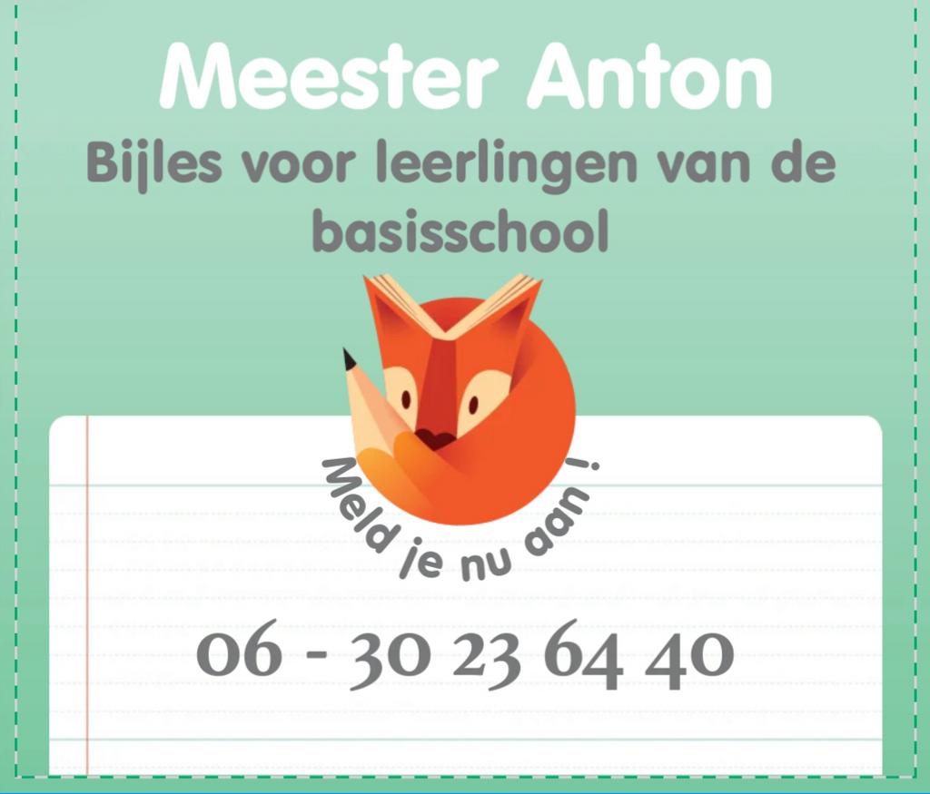Bijles voor leerlingen van de basisschool door Meester Anton, Diensten en Vakmensen, Bijles, Privé-les en Taalles, Bijles