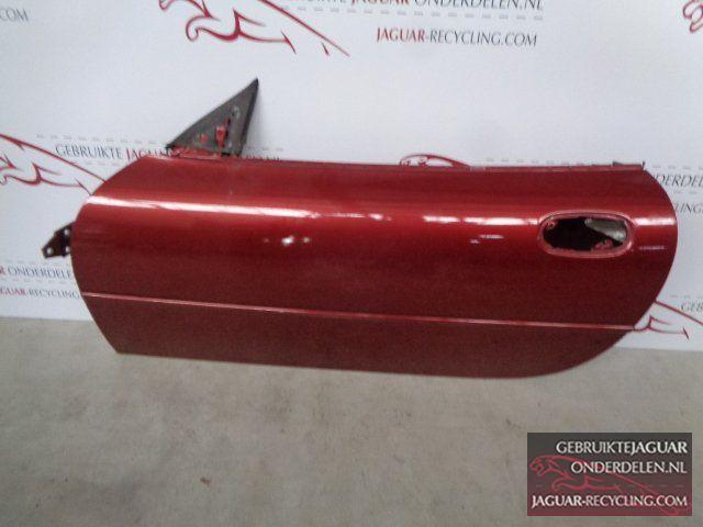 Deur links Jaguar  XK8 XKR Kleur rood FJA3029AE, Gebruikt, Deur, Herkomst onderdeel bekend, Voor