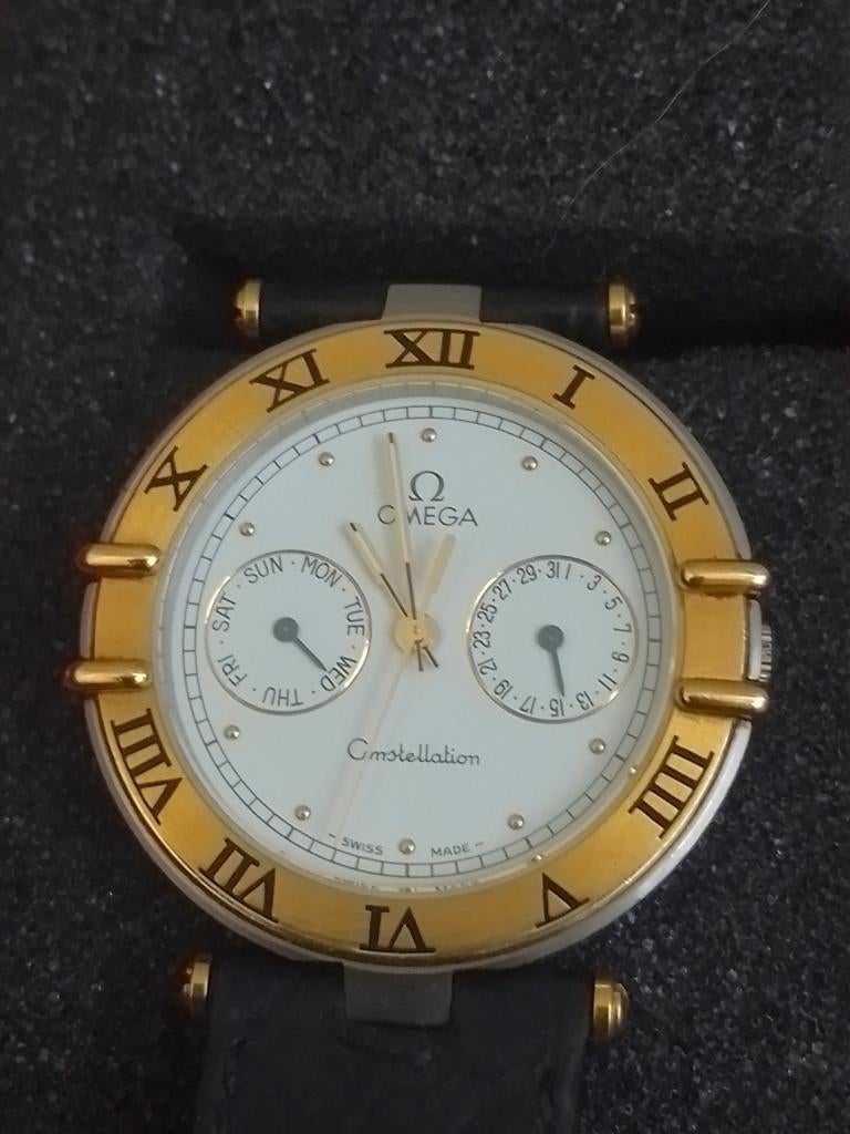 Omega Constellation 18k zgan met box ophalen ook Amsterdam, Ophalen of Verzenden