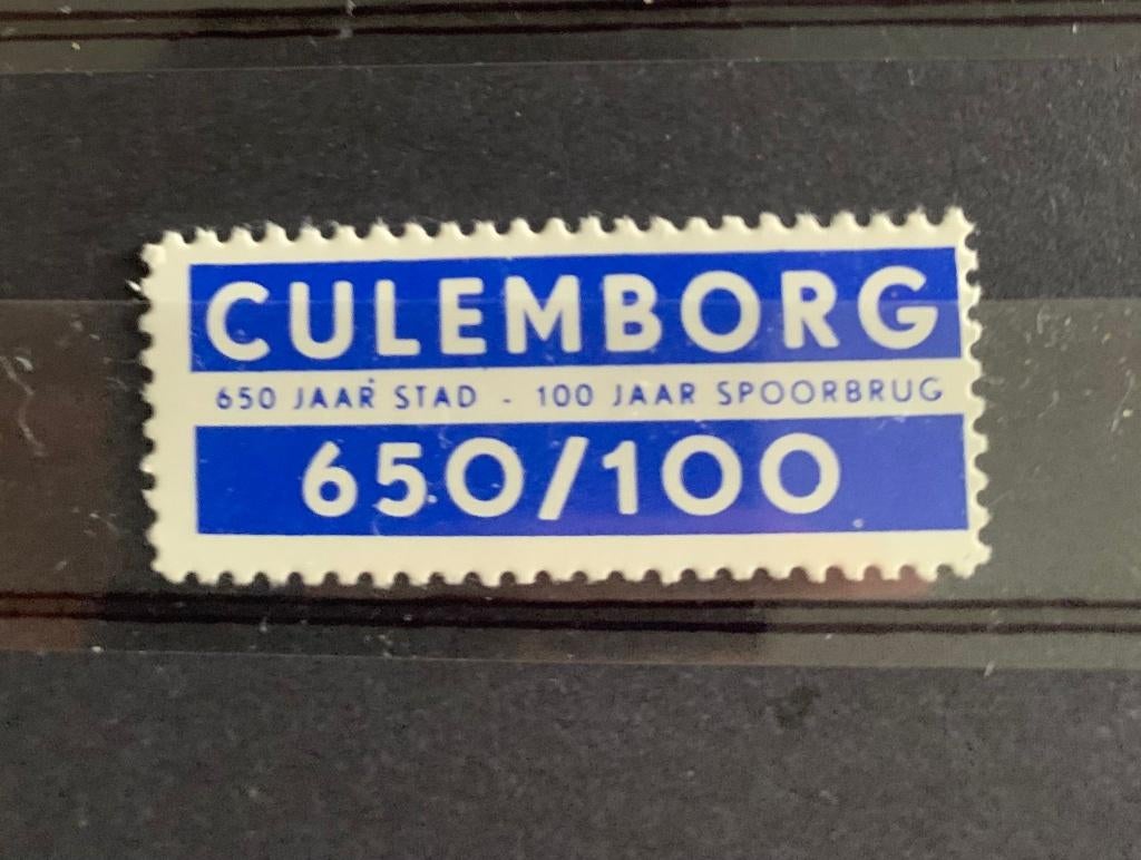 Sluitzegel stads promotie VVV Culemborg, Postzegels en Munten, Ophalen of Verzenden, T/m 1940, Gestempeld