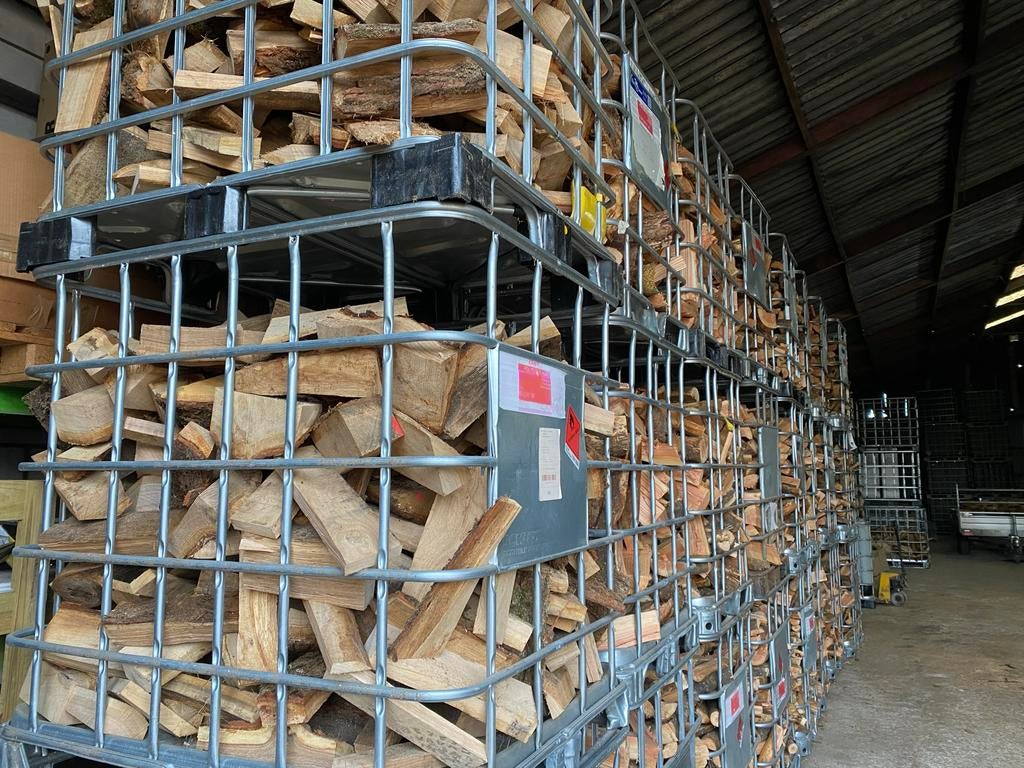 Eiken Brandhout - Gekloofd, Tuin en Terras, Haardhout, Minder dan 3 m³, Ophalen, Eikenhout, Blokken