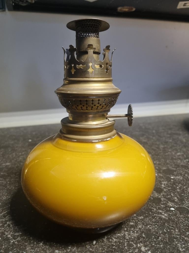 Vintage olielamp duitsland brenner, Ophalen of Verzenden
