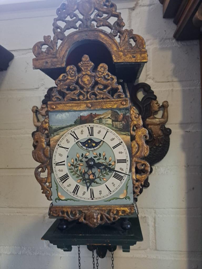 Antieke klok SCHIPPERTJE, Antiek en Kunst, Ophalen