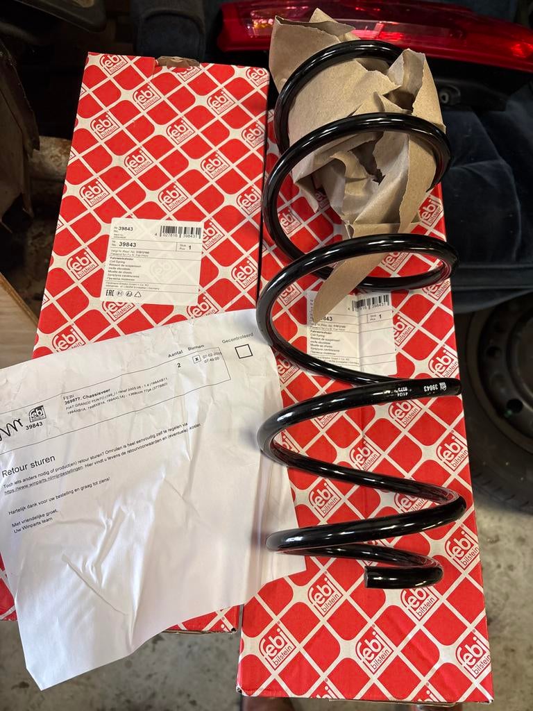 Nieuwe Spiraalveren voor Fiat Punto III - Febi Bilstein, Ophalen of Verzenden, Nieuw, Fiat