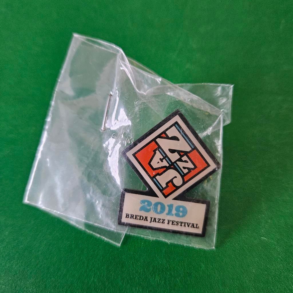 Breda Jazz Festival 2019 Speldje, Verzamelen, Ophalen of Verzenden, Zo goed als nieuw, Overige onderwerpen, Speldje of Pin