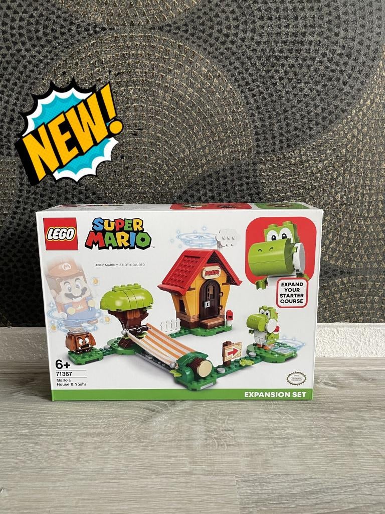 LEGO Super Mario Mario's Huis & Yoshi 71367 - Nieuw, Ophalen of Verzenden, Nieuw, Complete set, Lego