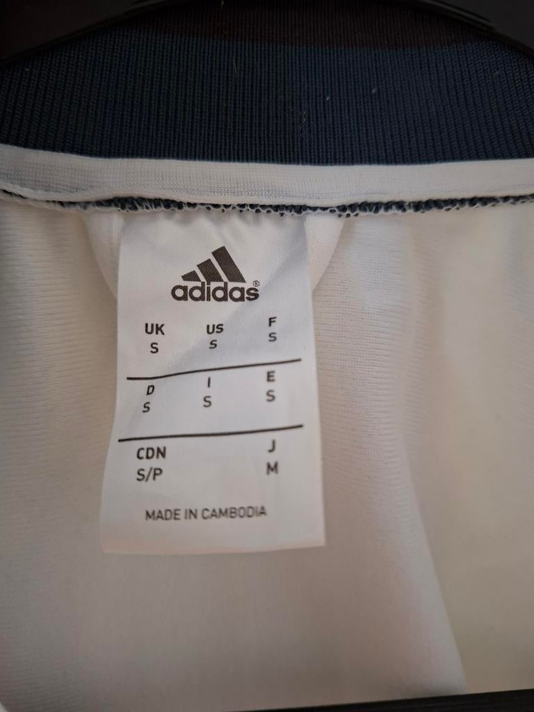 Trainingsjack Ajax, Wit, Ophalen of Verzenden, Zo goed als nieuw, Adidas