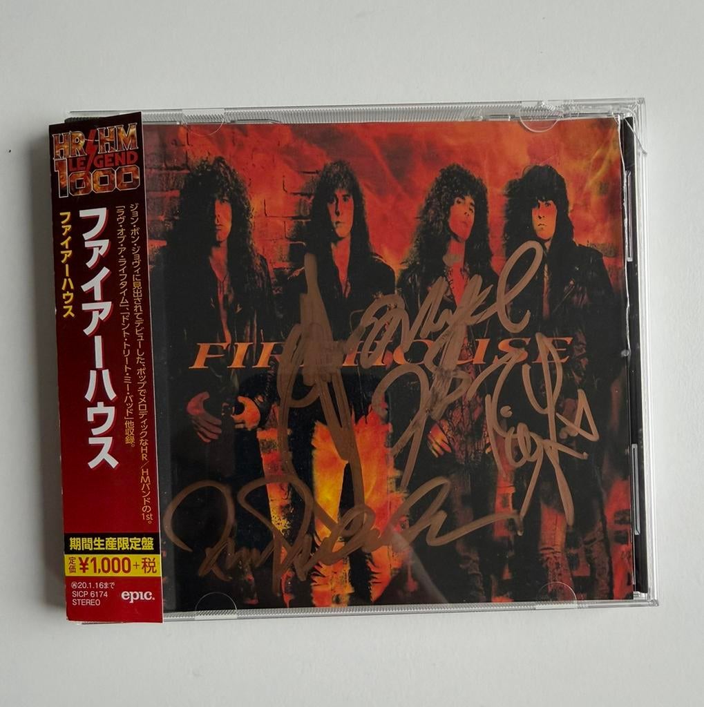 Firehouse - Firehouse ✍🏼 Gesigneerd debuut album CD - Japan, Ophalen, Gebruikt