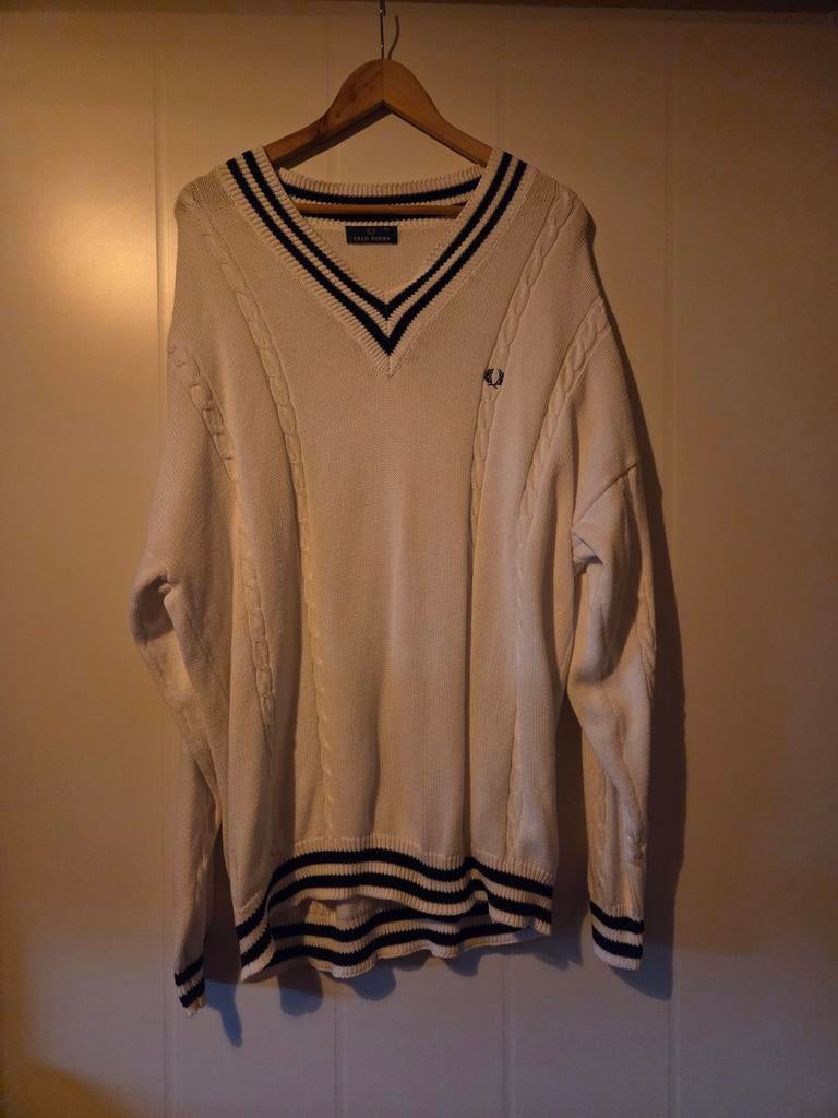 Fred Perry Trui XL - Vintage Skinhead Stijl, Ophalen of Verzenden, Gedragen, Maat 56/58 (XL), Fred Perry