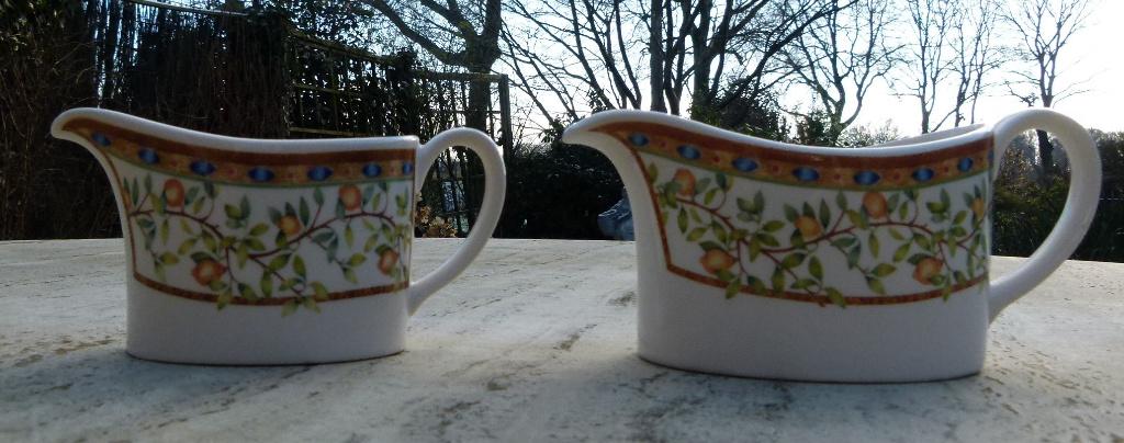 Johnson Brothers Lemon Tree Sauskan met Melkkannetje, Nieuw, Ophalen of Verzenden, Schaal of Schalen, Wedgwood