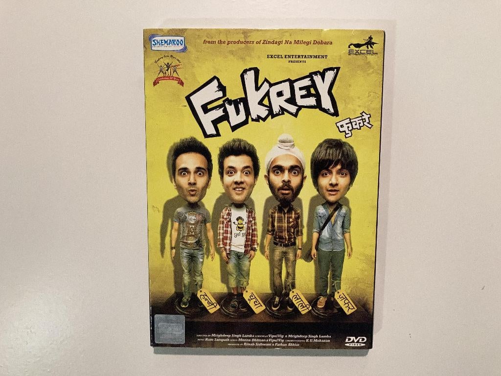 Fukrey DVD Bollywood, Alle leeftijden, Ophalen of Verzenden, Zo goed als nieuw, Romantische komedie