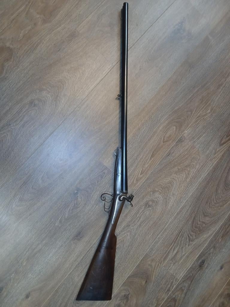 Antiek penvuurgeweer geweer caliber 16, Ophalen of Verzenden