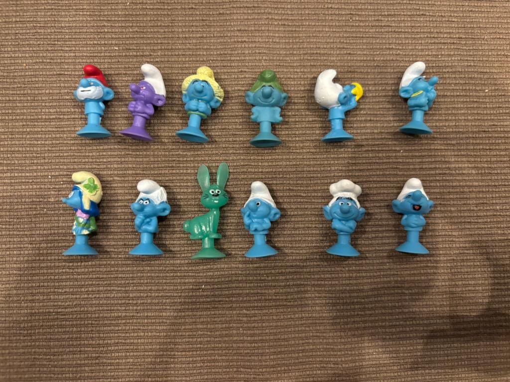 Peyo schleich plus smurfen set 12 st zuignap plus actie!, Ophalen of Verzenden, Zo goed als nieuw, Verschillende Smurfen, Poppetje, Figuurtje of Knuffel