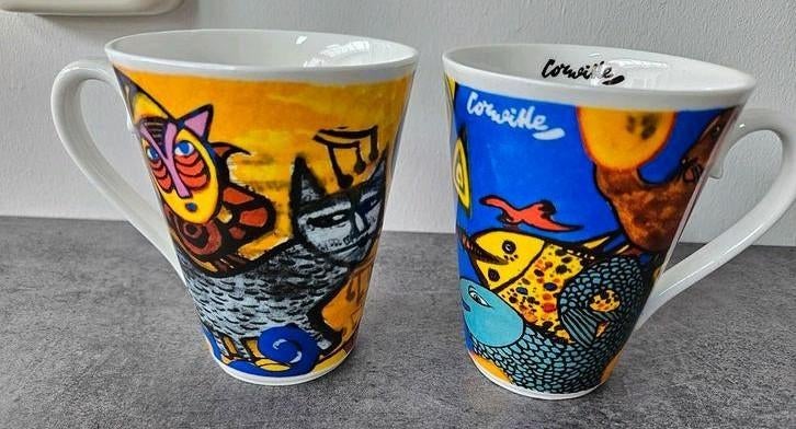 2x cornille bekers, Ophalen of Verzenden, Zo goed als nieuw