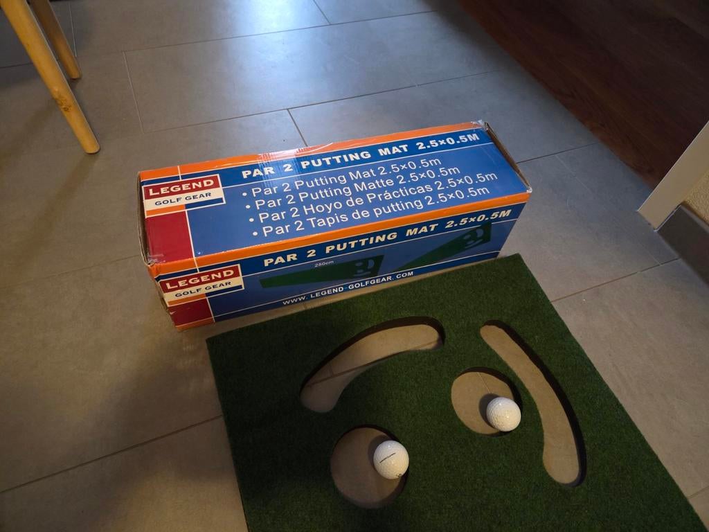 Golf Legend putting mat, Ophalen of Verzenden, Zo goed als nieuw, Overige typen