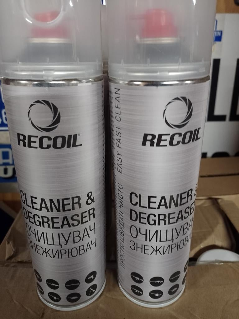 Recoil Reiniger & Ontvetter 500 ml., Ophalen of Verzenden, Overige materialen, Minder dan 4 cm, 15 m² of meer