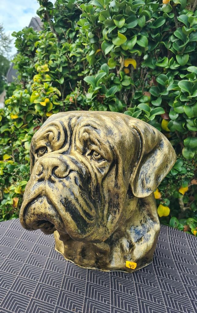 Honden koppen ook bruikbaar als urn, Ophalen of Verzenden, Nieuw, Kunststof, Dierenbeeld