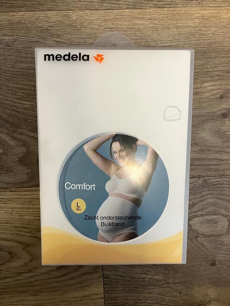 Medela ondersteunende buikband WIT maat L Nieuw, Medela, Maat 42/44 (L), Nieuw, Ophalen of Verzenden