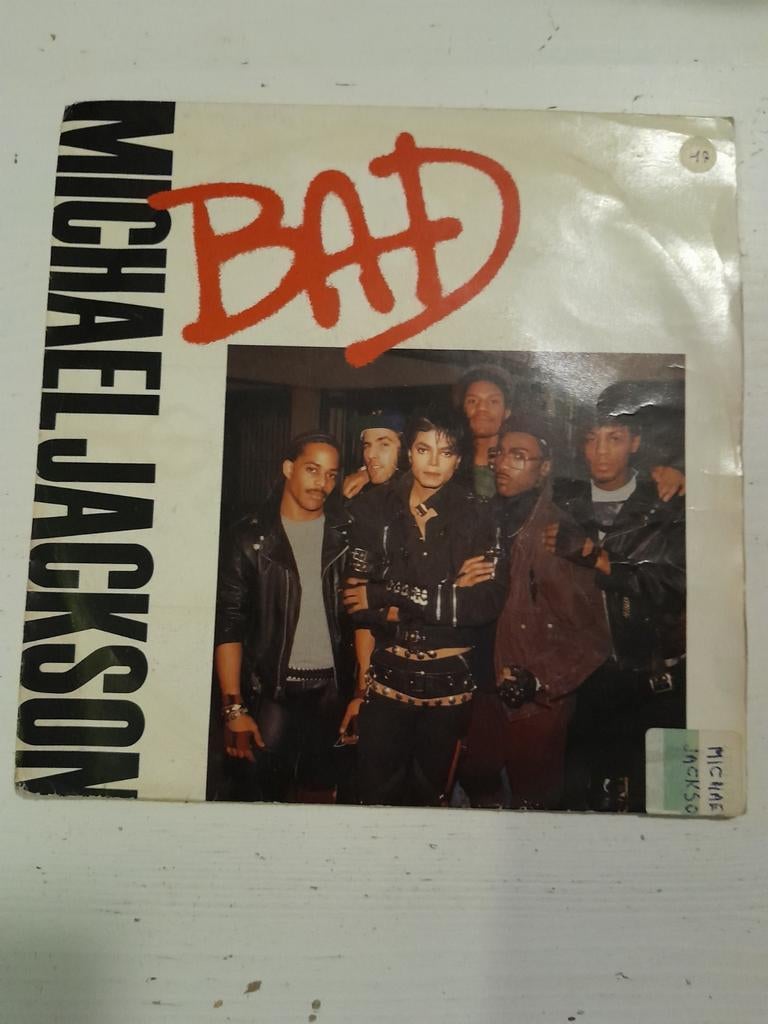 Michael jackson 7inch bad, Cd's en Dvd's, Vinyl Singles, Ophalen of Verzenden, Gebruikt, Pop