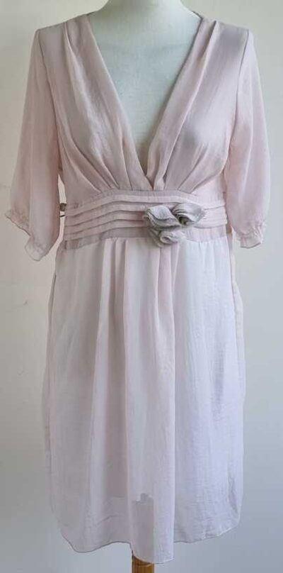 Perla Nera zachtroze jurk mt. S, Kleding | Dames, Jurken, Ophalen of Verzenden, Zo goed als nieuw, Roze, Onder de knie