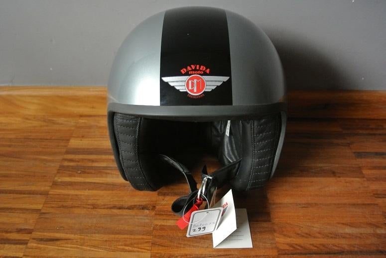 Davida motorhelm, toonzaalmodel, als nieuw (model 1), Motoren, XS, Kinderen, Ophalen of Verzenden, Integraalhelm