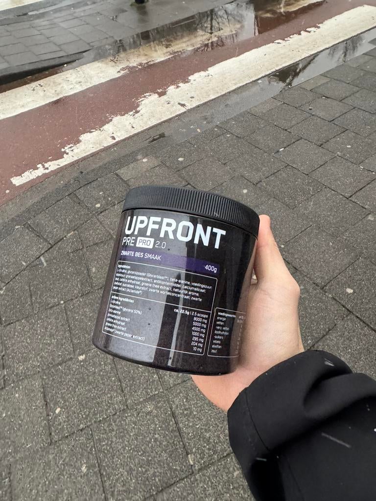 Upfront Pre Pro 2.0 Zwarte Bes, Sport en Fitness, Gezondheidsproducten en Wellness, Ophalen of Verzenden, Nieuw, Poeder of Drank