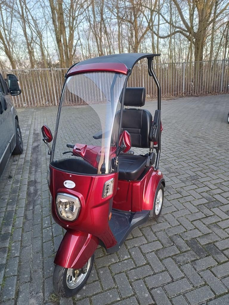 Overdekte Scootmobiel - 5 jaar garantie - 24 km/u, Ophalen of Verzenden, Nieuw, 46 km of meer, 16 km/u of meer