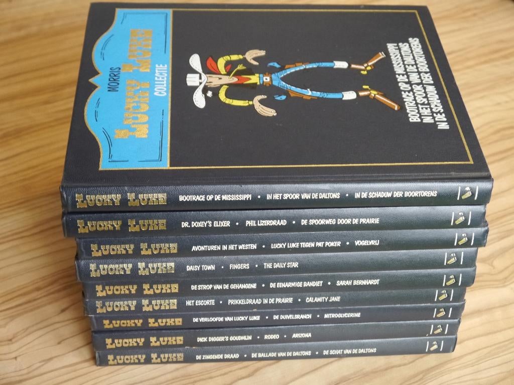 Lucky Luke Collection 9 stuks, Meerdere stripboeken, Ophalen of Verzenden, Gelezen