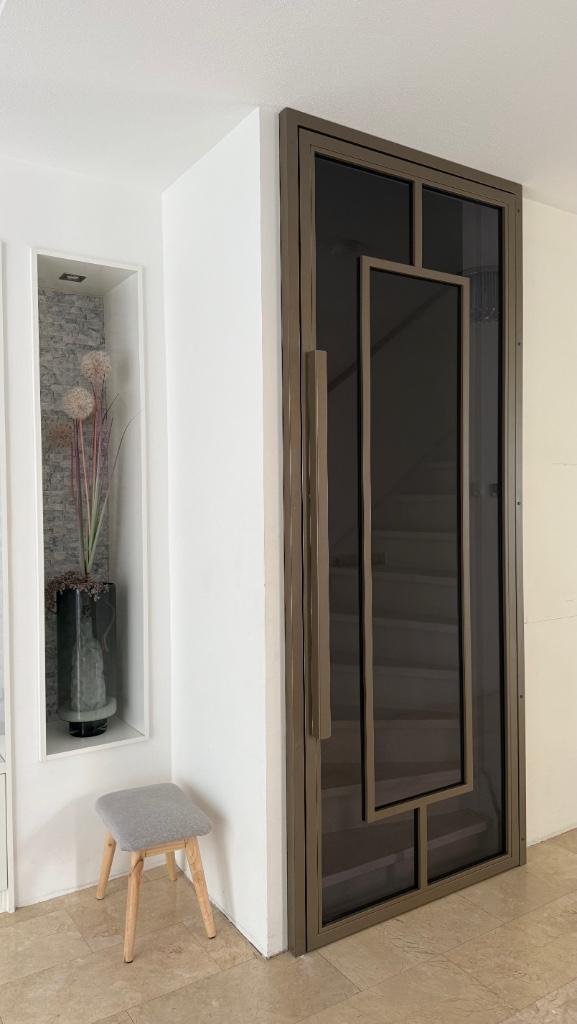 Stalen Scharnierdeuren met Blinde soft Close Scharnieren, 80 tot 100 cm, 215 cm of meer, Binnendeur, Nieuw