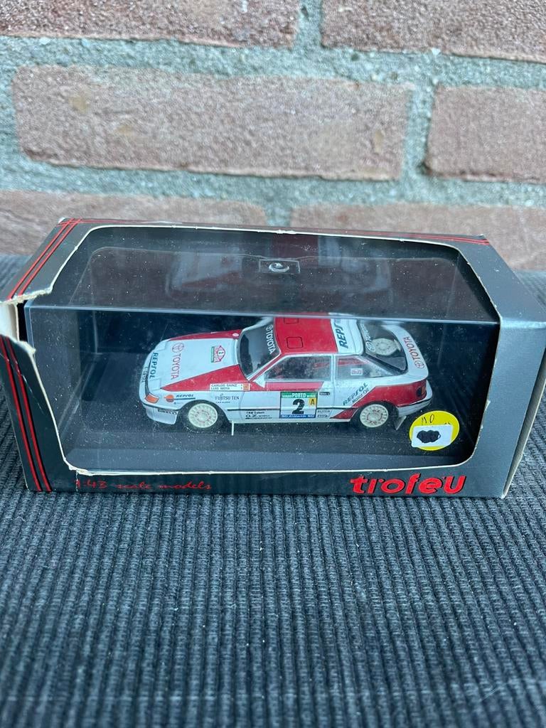 1:43 Trofeu Toyota Celica GT4 Portugal……. 15,-, Ophalen of Verzenden, Zo goed als nieuw, Auto, Overige merken