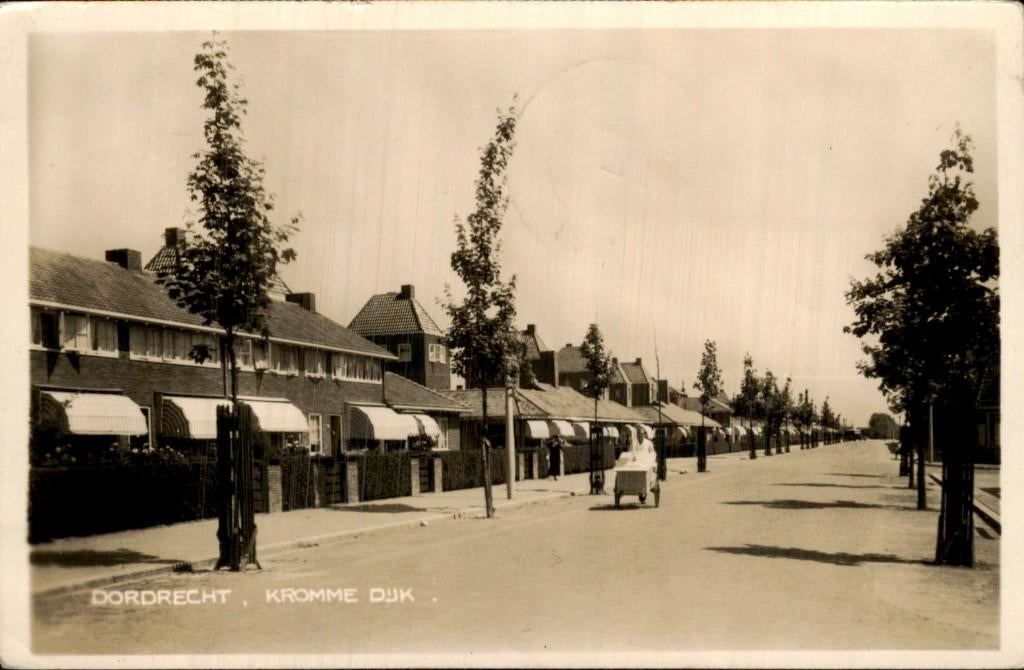 Dordrecht- Kromme Dijk, Ophalen of Verzenden, Voor 1920, Gelopen, Zuid-Holland