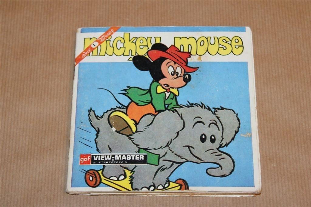 Mickey Mouse - View-master - Circa 1970, Eén stripboek, Ophalen of Verzenden, Zo goed als nieuw