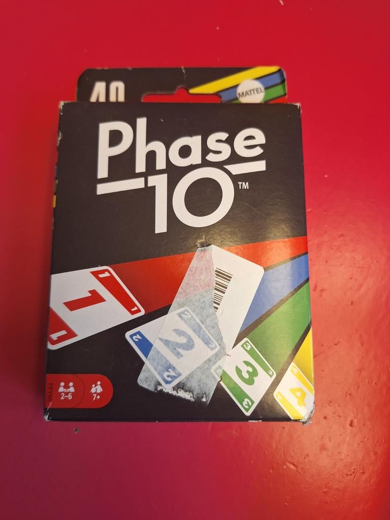 Phase 10 Kaartspel - Mattel, Ophalen of Verzenden, Zo goed als nieuw