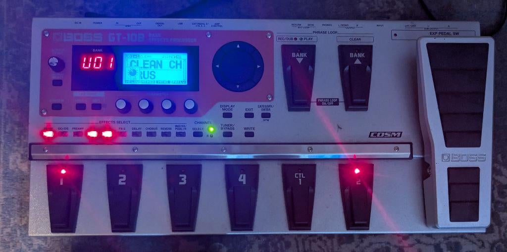 Boss GT10B multi effect. diverse bas effecten plus Interface, Ophalen, Zo goed als nieuw, Overige typen