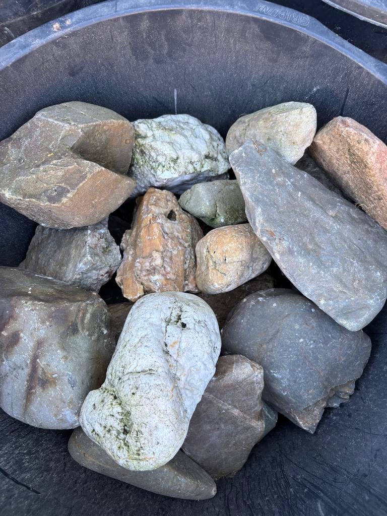 Decoratieve rotsen en keien voor tuin of vijver, Tuin en Terras, Grind, Keien en Split, Ophalen, Overige materialen, Gebruikt