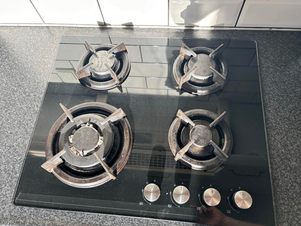 Gebruikt Gasfornuis - Nette Staat, Witgoed en Apparatuur, Fornuizen, Gebruikt, Minder dan 85 cm, 60 cm of meer, Inbouw