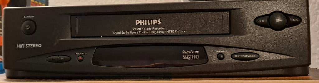 Philips videorecorder, Ophalen of Verzenden, Gebruikt, VHS-speler of -recorder