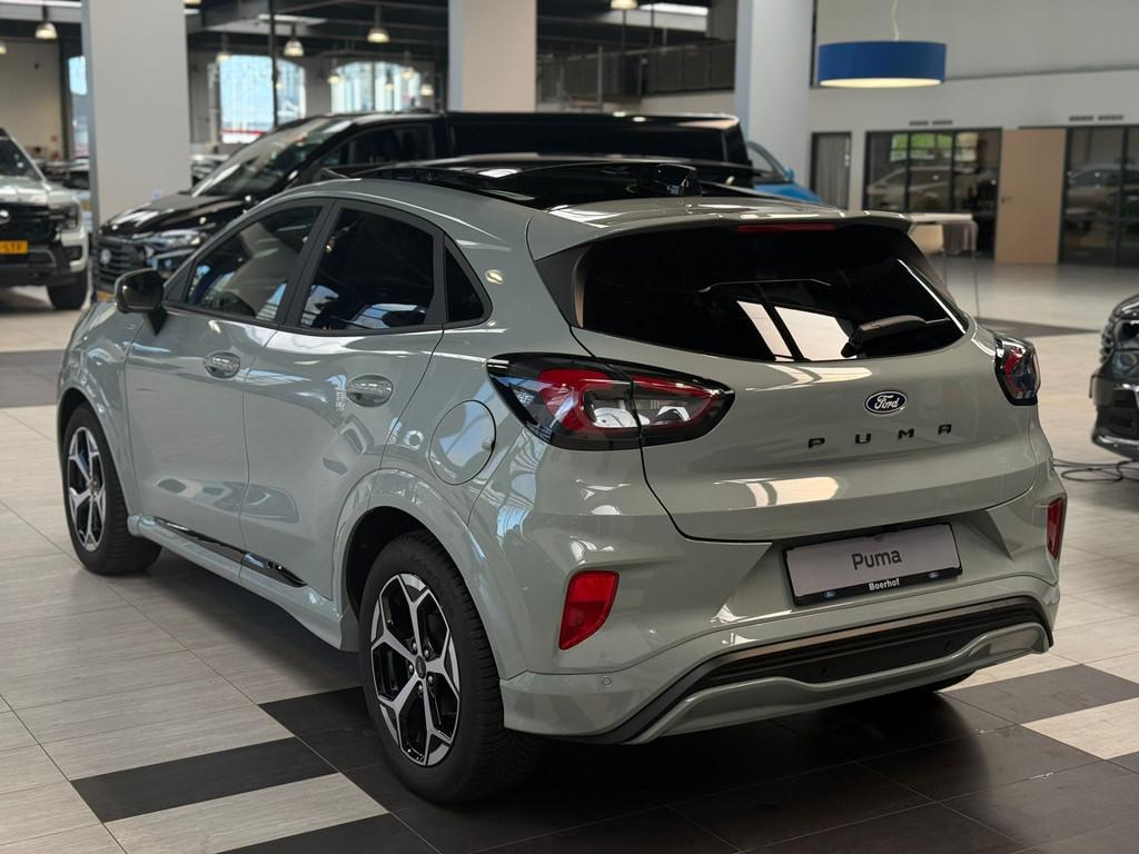 Ford Puma EcoBoost Hybrid 155 pk ST-Line X | Winter Pack | A, Zwart, Adaptive Cruise Control, 1226 kg, Bedrijf