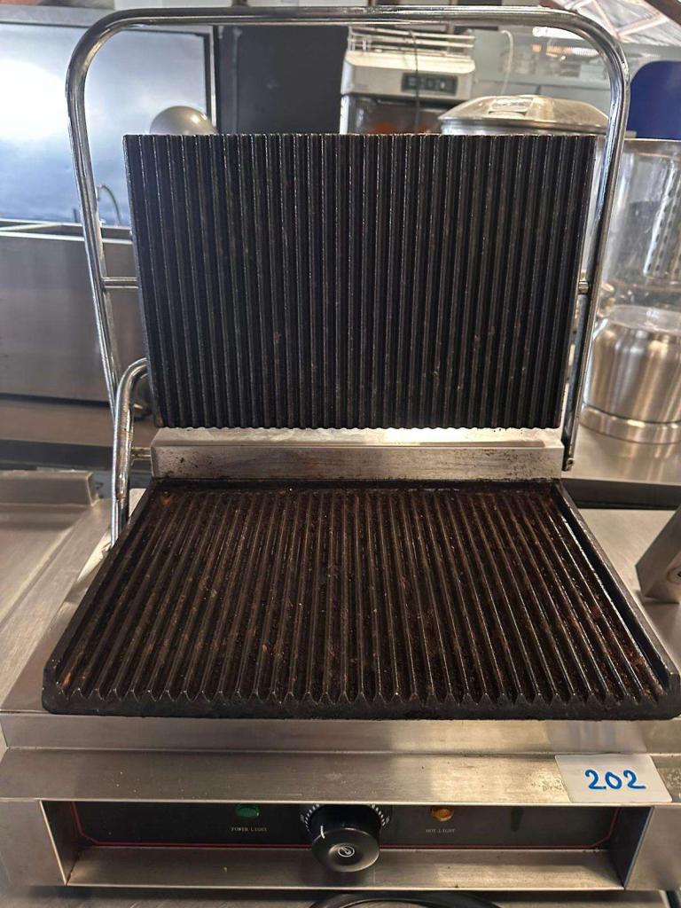 Contactgrill geribbelde bakplaat tosti-ijzer, Gebruikt, Niet ingevuld, Niet ingevuld, Ophalen