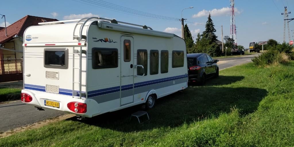 Hobby Excelsior 520 tmf 2007 met mover. Bieden mogelijk., Caravans en Kamperen, Caravans, Particulier, tot en met 4, 1000 - 1250 kg