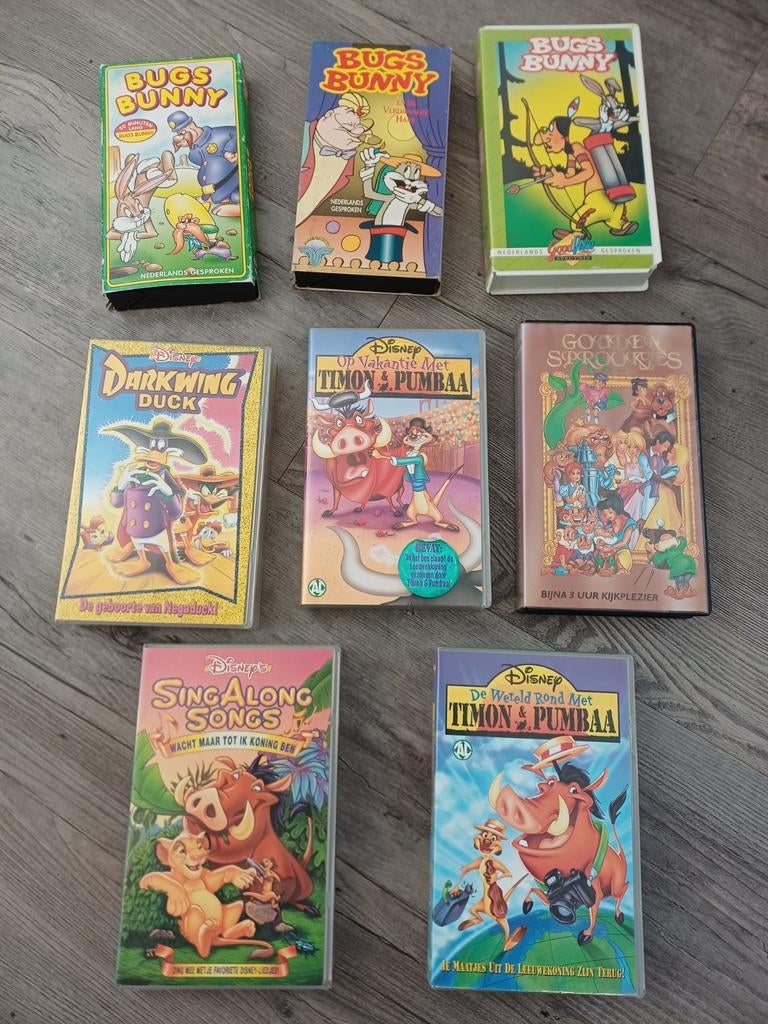 Disney tekenfilms/disney videobanden VHS, Gebruikt, Tekenfilm, Alle leeftijden, Ophalen of Verzenden