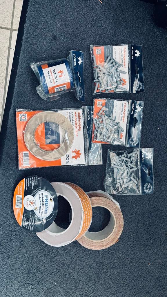 Tonzon folieslagpluggen en dubbelzijdige tape, Ophalen of Verzenden, Nieuw, Minder dan 50 mm, Pluggen