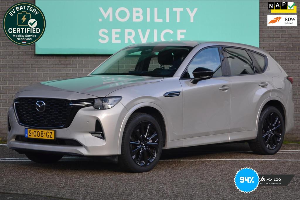 Mazda CX-60 2.5 e-SkyActiv PHEV Homura SOH94% LED CarPlay Le, Gebruikt, Euro 6, 2500 kg, CX-60
