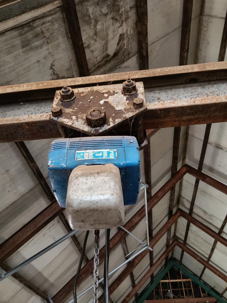 Elektrische takel met ketting - Robuuste abus lier loopkat, Ophalen, Gebruikt, Elektrisch